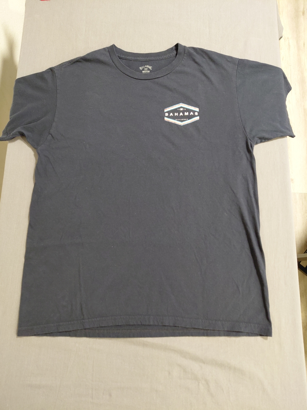Vintage Billabong Navy Blue Bahamas Logo Short Sleeve Tee